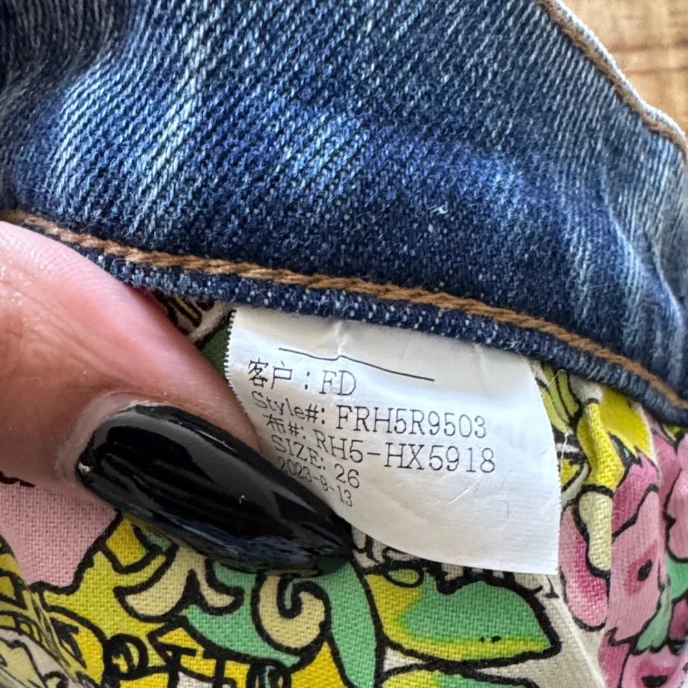 Favorite Daughter Jeans the Otto high rise boyfriend ankle straight denim 26 NWT